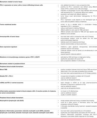 Imperfect Predictors for Lung Cancer Immunotherapy—A Field for Further Research